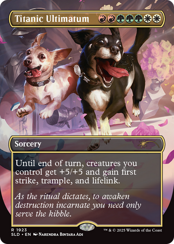 Titanic Ultimatum (1923) (Rainbow Foil) [Secret Lair Drop Series]