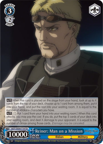 Reiner: Man on a Mission [Attack On Titan: Final Season]
