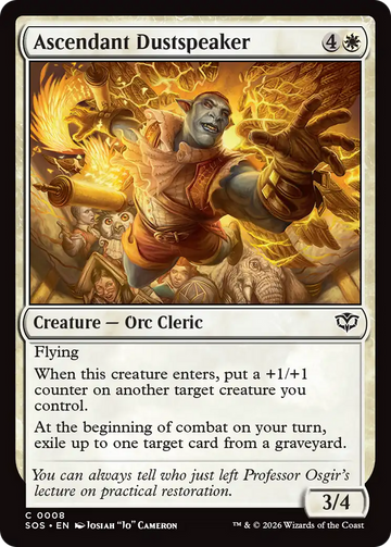 Ascendant Dustspeaker [Secrets of Strixhaven]