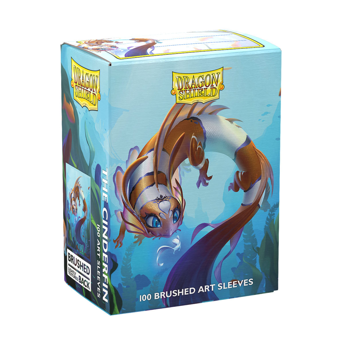 Dragon Shield Sleeves: Standard- Brushed 'The Cinderfin' Art (100 ct.), Limited Edition