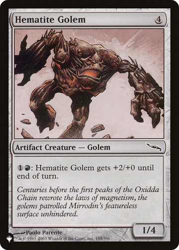 Hematite Golem [The List]