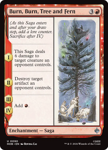 Burn, Burn, Tree and Fern [The Hobbit]