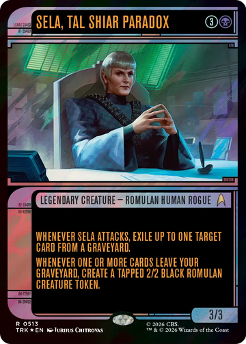 Sela, Tal Shiar Paradox (Showcase) (Surge Foil) [Star Trek]