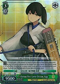 Glorious First Carrier Division, Kaga (KC/S31-E034R RRR) [KanColle, 2nd Fleet]