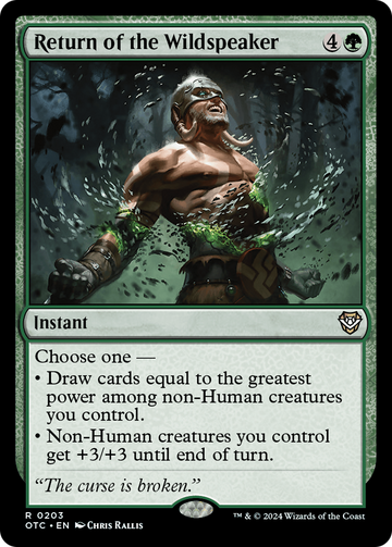 Return of the Wildspeaker [Outlaws of Thunder Junction Commander]