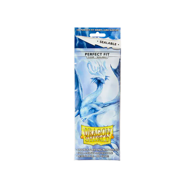 Dragon Shield Sleeves: Perfect Fit Sealable- Clear (100 ct.)
