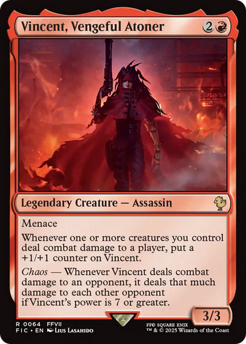 Vincent, Vengeful Atoner [FINAL FANTASY Commander]