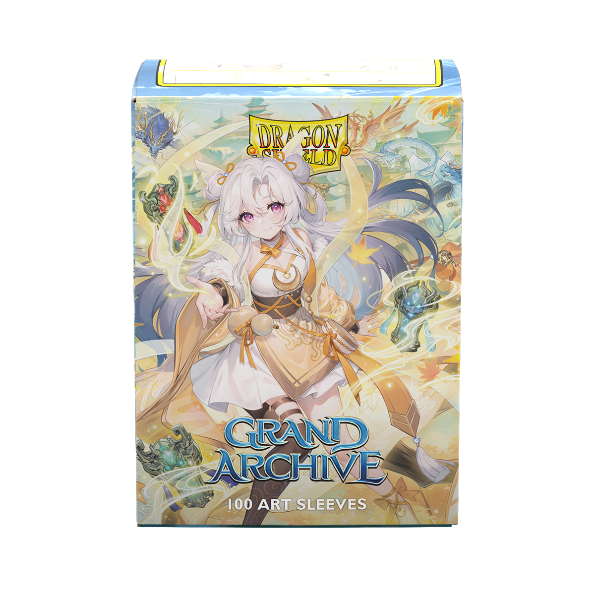 Dragon Shield: Standard 100ct Art Sleeves - Grand Archive (Guo Jia, Heaven's Favored - Matte)