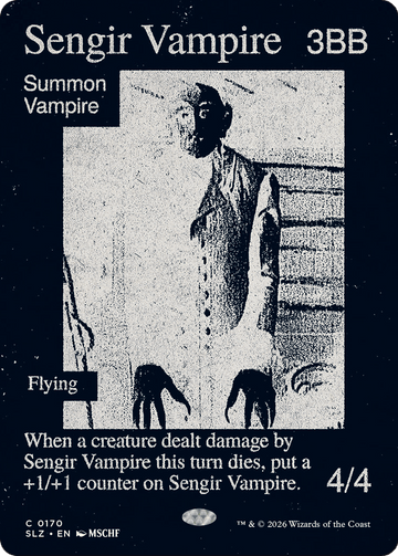 Sengir Vampire (0170) [Secret Lair x MSCHF: The Zeta Set]