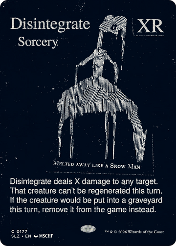 Disintegrate (0177) [Secret Lair x MSCHF: The Zeta Set]