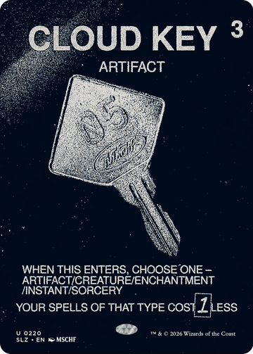 Cloud Key (0220) [Secret Lair x MSCHF: The Zeta Set]
