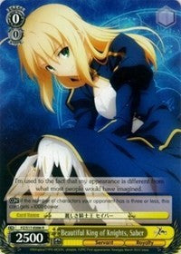 Beautiful King of Knights, Saber (FZ/S17-E006 R) [Fate/Zero]