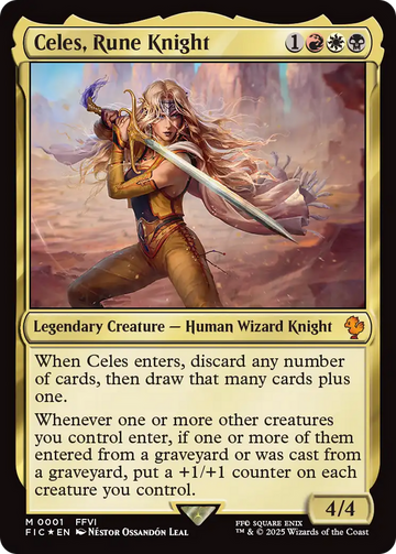 Celes, Rune Knight (0001) [FINAL FANTASY Commander]