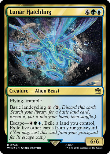 Lunar Hatchling (Surge Foil) [Doctor Who]