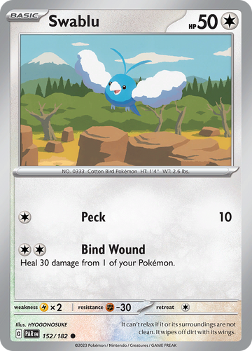 Swablu (152/182) [Scarlet & Violet: Paradox Rift]