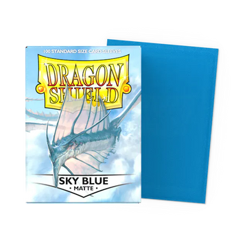 Dragon Shield Sleeves: Standard- Matte Sky Blue 100ct