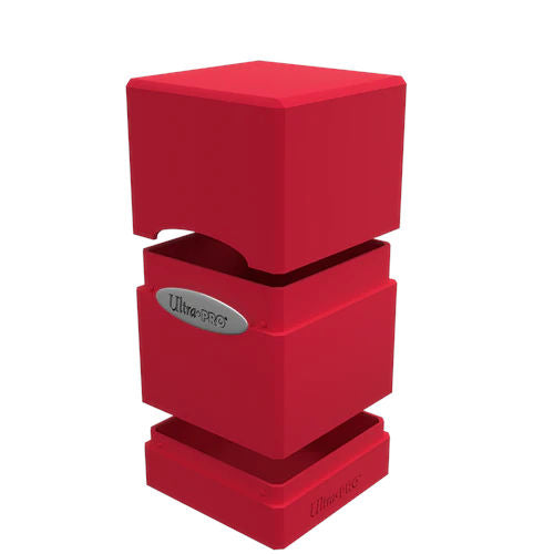 Ultra Pro Satin Tower Deck Box Classic Apple Red