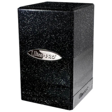 Ultra Pro Satin Tower Deck Box Glitter Black