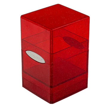 Ultra Pro Satin Tower Deck Box Glitter Red