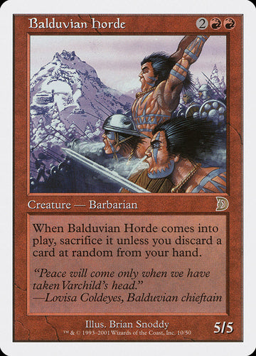Balduvian Horde [Deckmasters]