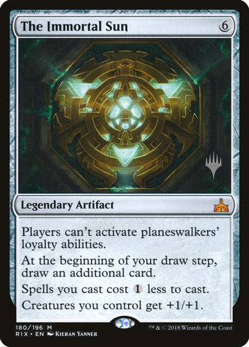 The Immortal Sun (Promo Pack) [Rivals of Ixalan Promos]