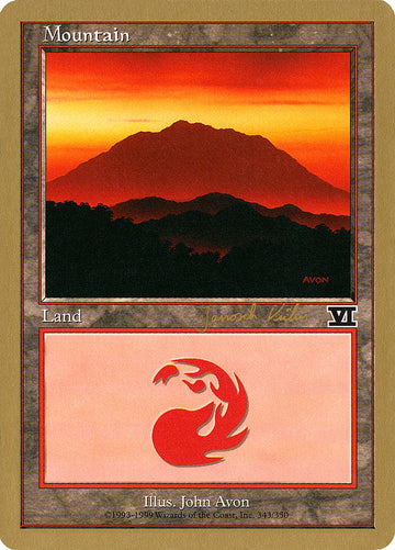 Mountain (jk343) (Janosch Kuhn) [World Championship Decks 2000]