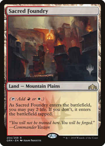 Sacred Foundry (Promo Pack) [Guilds of Ravnica Promos]