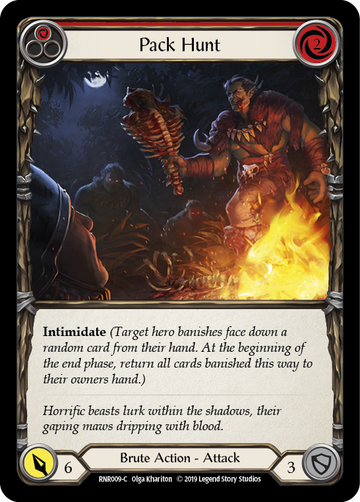 Pack Hunt (Red) [RNR009-C] (Rhinar Hero Deck)  1st Edition Normal