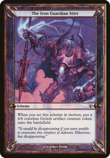 The Iron Guardian Stirs (Schemes) [Archenemy Schemes]
