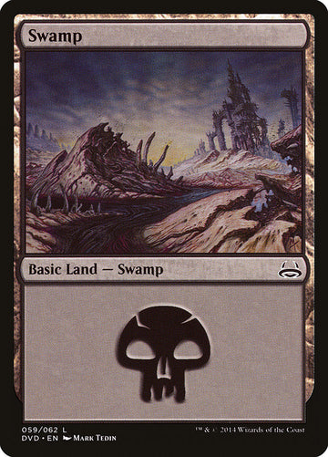 Swamp (59) (Divine vs. Demonic) [Duel Decks Anthology]