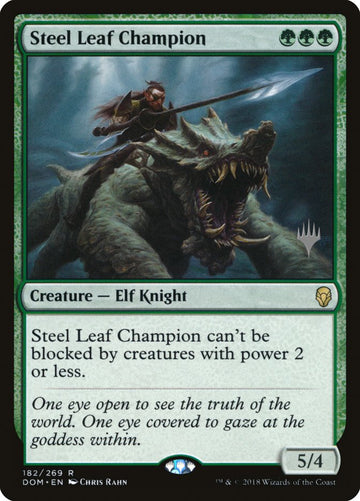 Steel Leaf Champion (Promo Pack) [Dominaria Promos]