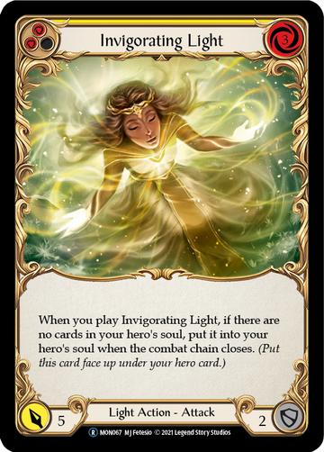 Invigorating Light (Yellow) [U-MON067] (Monarch Unlimited)  Unlimited Normal