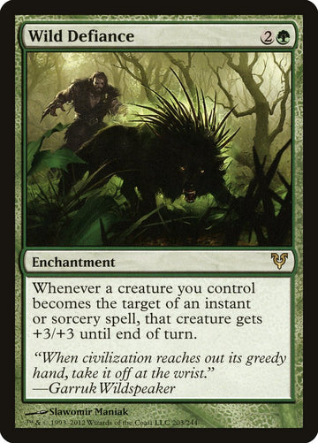 Wild Defiance [Avacyn Restored]