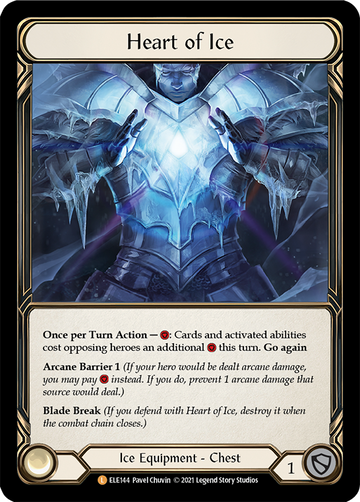 Heart of Ice [ELE144] (Tales of Aria)  1st Edition Cold Foil