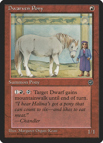 Dwarven Pony [Homelands]
