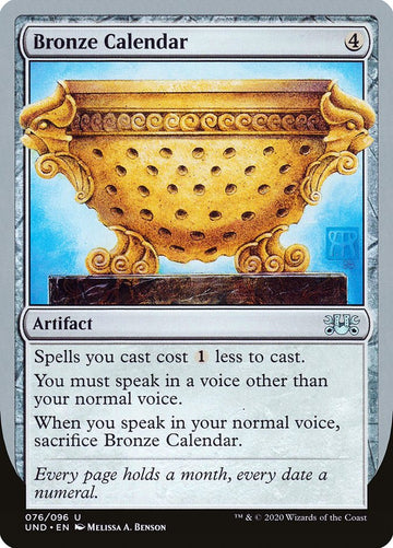 Bronze Calendar [Unsanctioned]