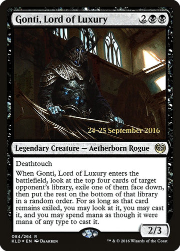Gonti, Lord of Luxury [Kaladesh Prerelease Promos]