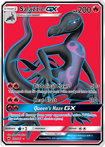 Salazzle GX (132/147) [Sun & Moon: Burning Shadows]