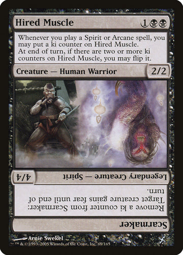 Hired Muscle // Scarmaker [Betrayers of Kamigawa]